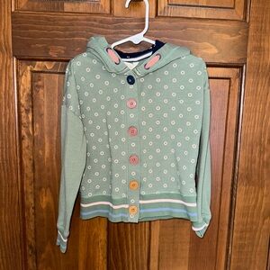 Matilda Jane size 6 Hunter Girl’s Button Front Hoodie